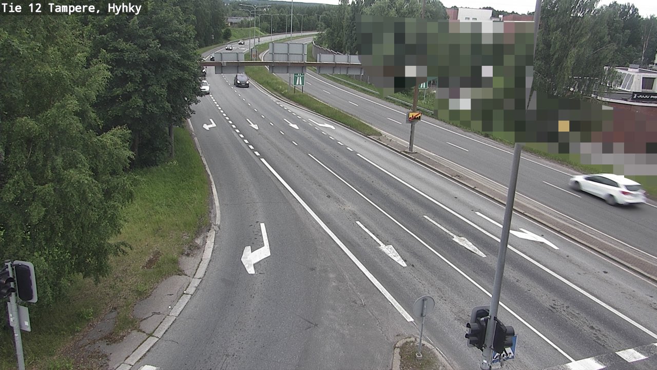 Weather Camera Image Road 12 Tampere, Hyhky, Tampere, Pirkanmaa