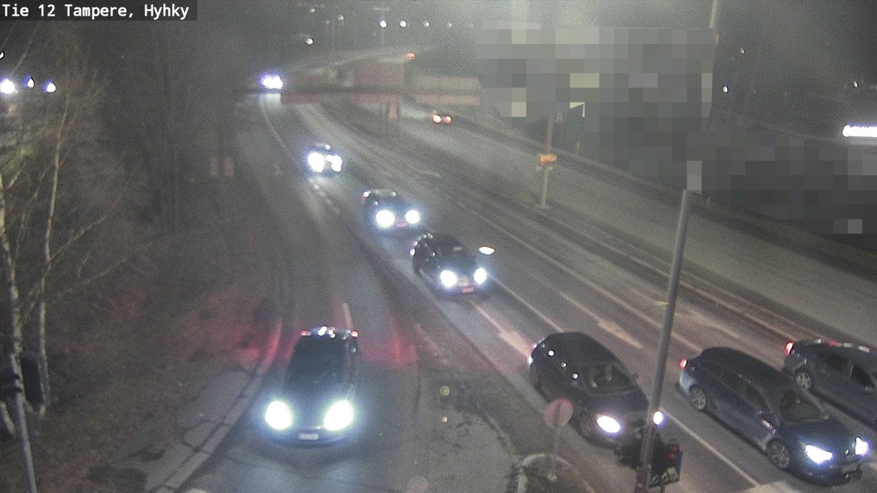 Weather Camera Image Road 12 Tampere, Hyhky, Tampere, Pirkanmaa