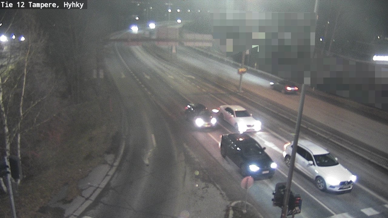 Weather Camera Image Road 12 Tampere, Hyhky, Tampere, Pirkanmaa
