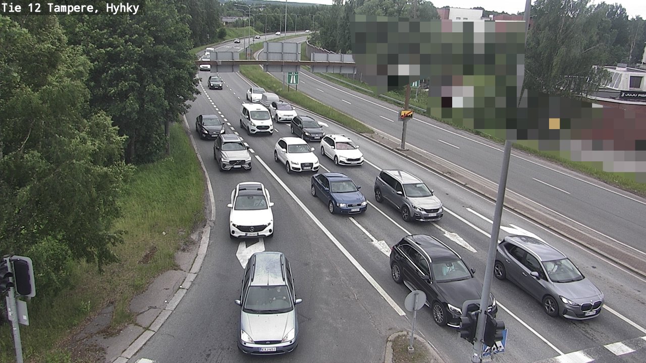 Weather Camera Image Road 12 Tampere, Hyhky, Tampere, Pirkanmaa