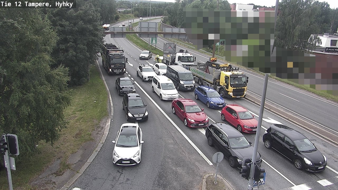 Weather Camera Image Väg 12 Tammerfors, Hyhky, Tampere, Pirkanmaa