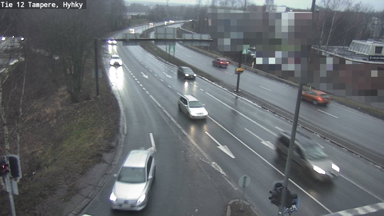 Weather Camera Image Road 12 Tampere, Hyhky, Tampere, Pirkanmaa