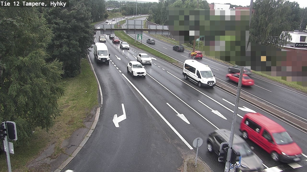 Weather Camera Image Väg 12 Tammerfors, Hyhky, Tampere, Pirkanmaa