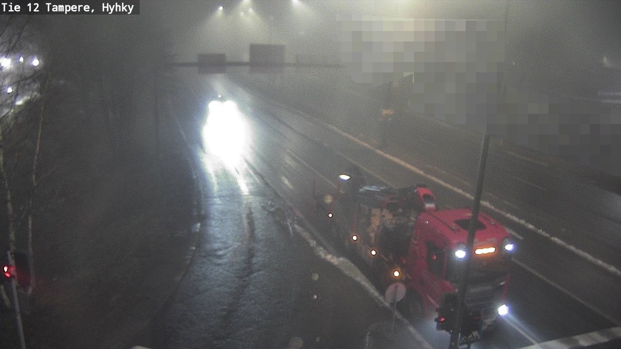 Weather Camera Image Väg 12 Tammerfors, Hyhky, Tampere, Pirkanmaa