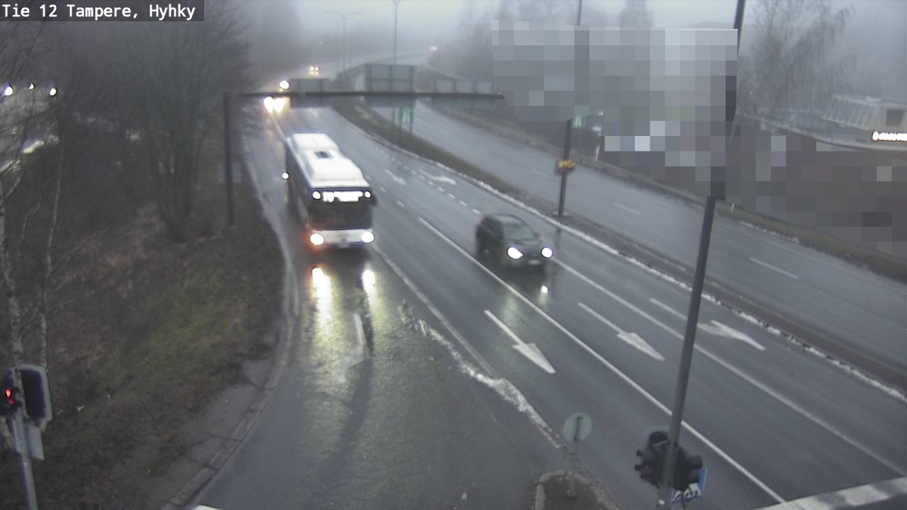 Weather Camera Image Väg 12 Tammerfors, Hyhky, Tampere, Pirkanmaa