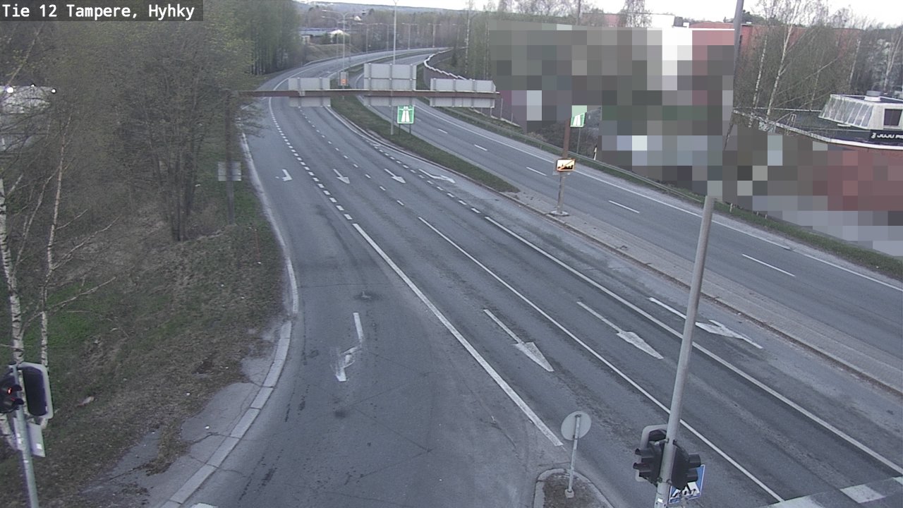 Weather Camera Image Road 12 Tampere, Hyhky, Tampere, Pirkanmaa