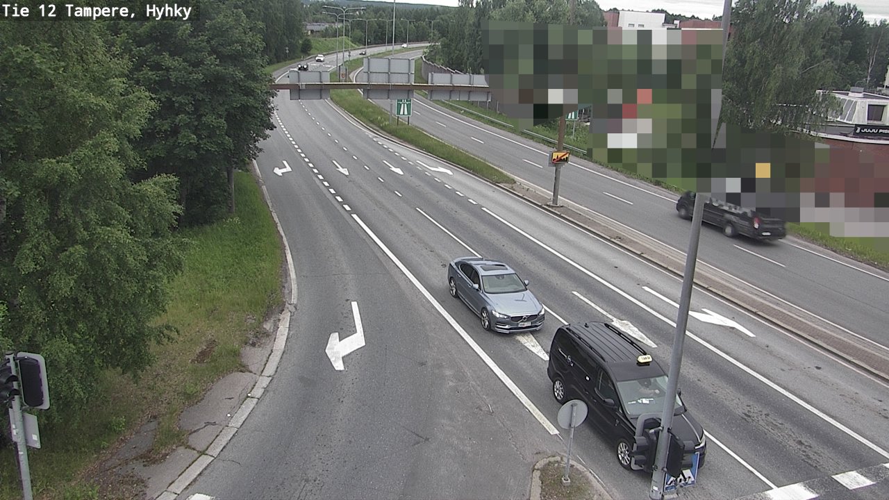 Weather Camera Image Road 12 Tampere, Hyhky, Tampere, Pirkanmaa