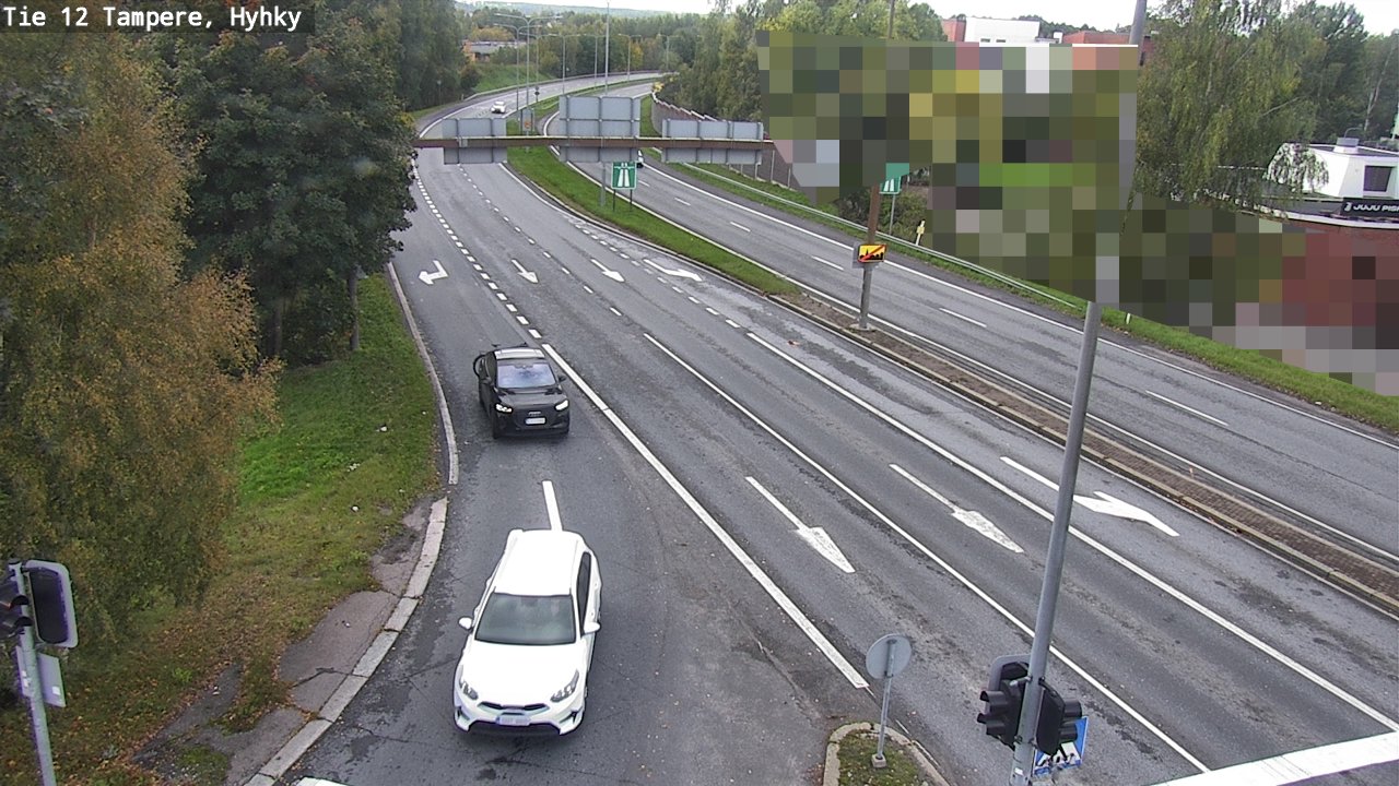 Weather Camera Image Road 12 Tampere, Hyhky, Tampere, Pirkanmaa