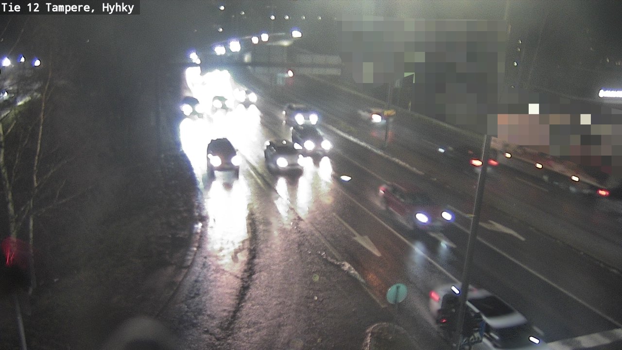 Weather Camera Image Road 12 Tampere, Hyhky, Tampere, Pirkanmaa