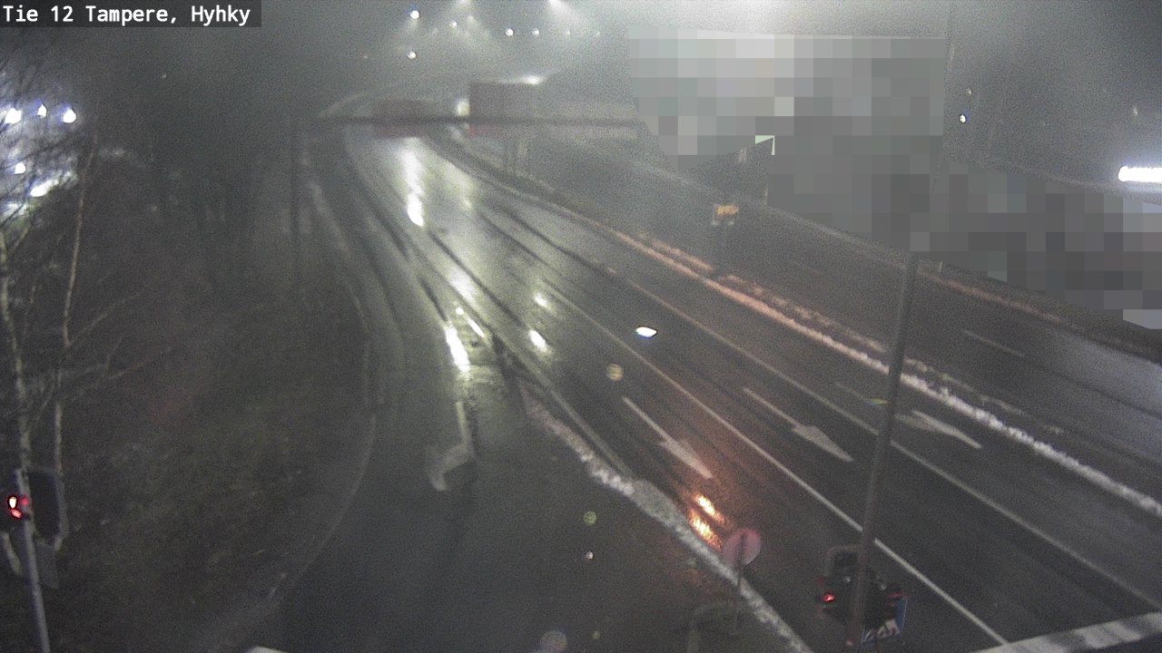 Weather Camera Image Väg 12 Tammerfors, Hyhky, Tampere, Pirkanmaa