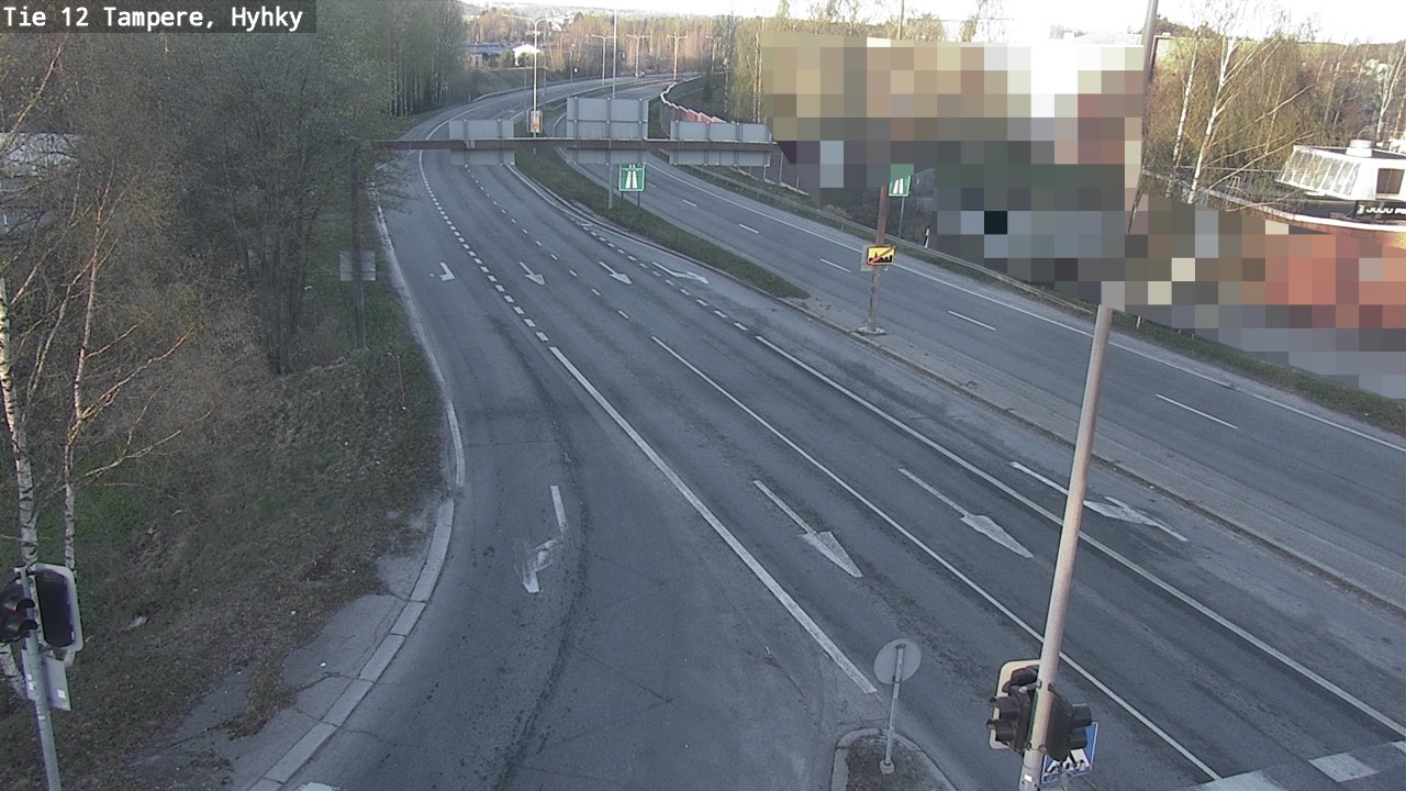 Weather Camera Image Road 12 Tampere, Hyhky, Tampere, Pirkanmaa