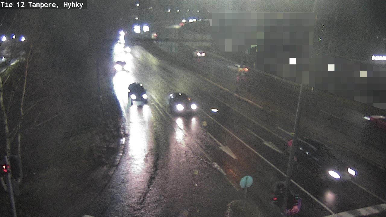 Weather Camera Image Road 12 Tampere, Hyhky, Tampere, Pirkanmaa