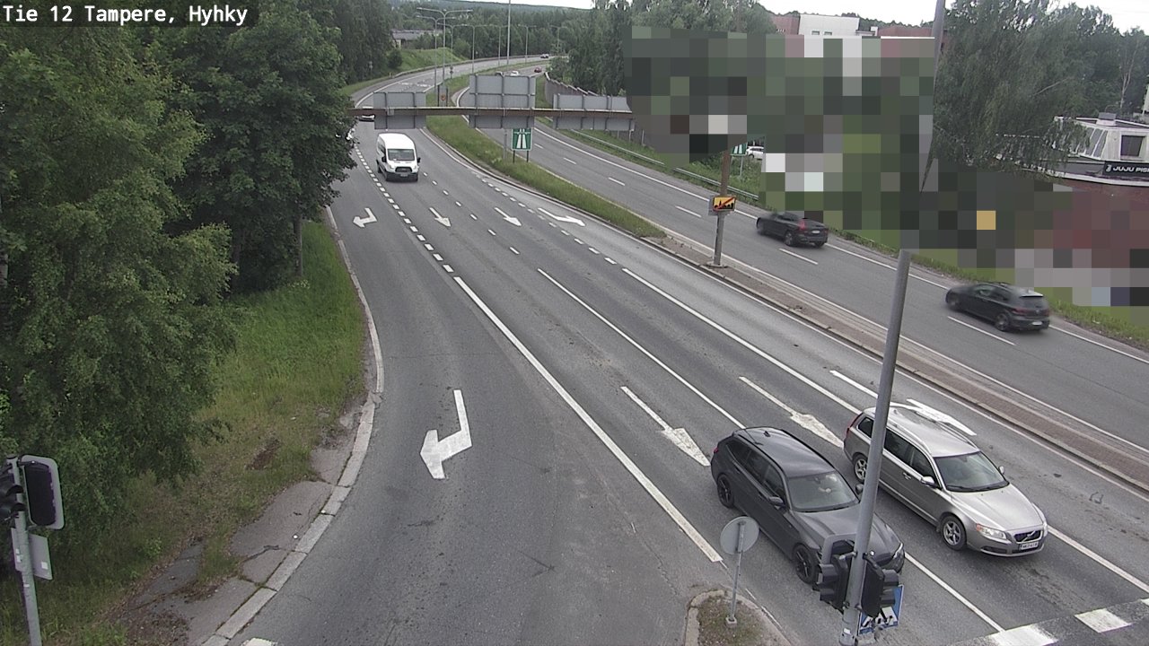 Weather Camera Image Road 12 Tampere, Hyhky, Tampere, Pirkanmaa