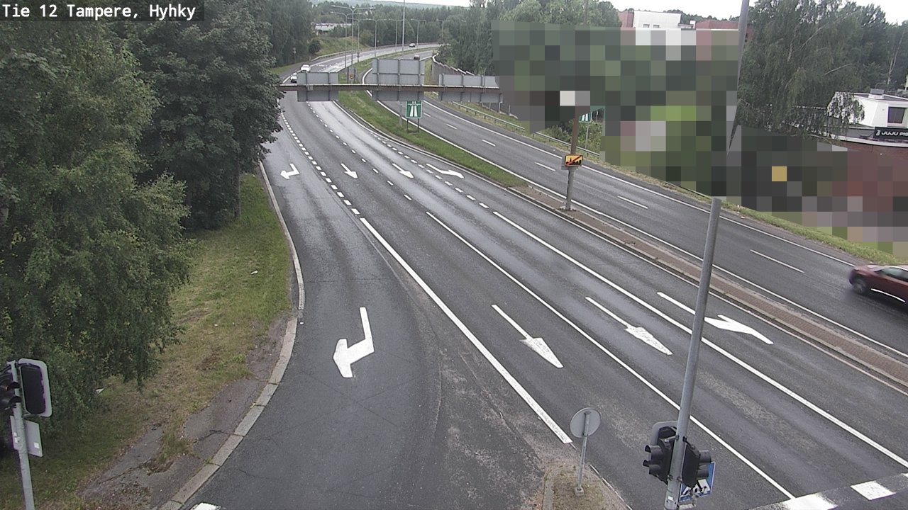 Weather Camera Image Väg 12 Tammerfors, Hyhky, Tampere, Pirkanmaa