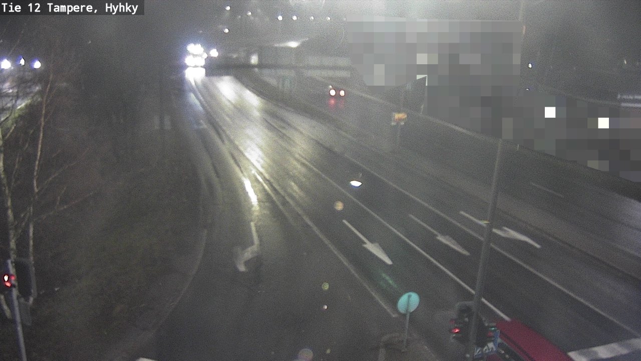Weather Camera Image Road 12 Tampere, Hyhky, Tampere, Pirkanmaa