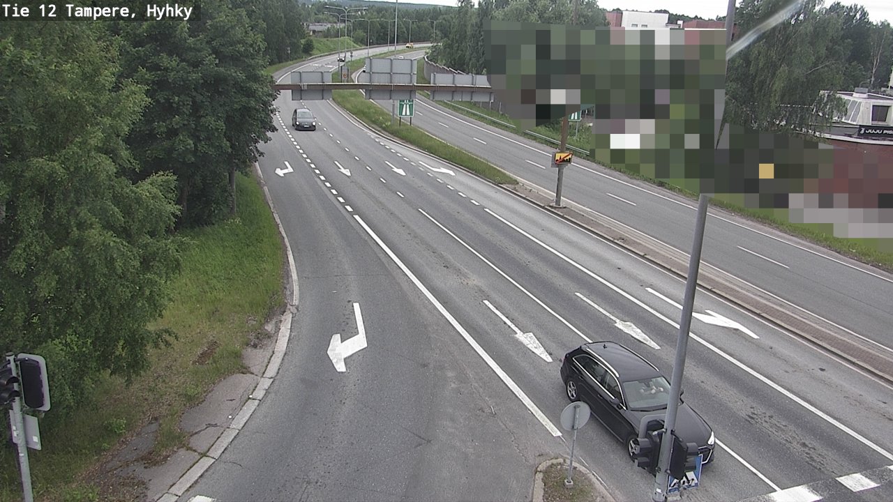 Weather Camera Image Road 12 Tampere, Hyhky, Tampere, Pirkanmaa