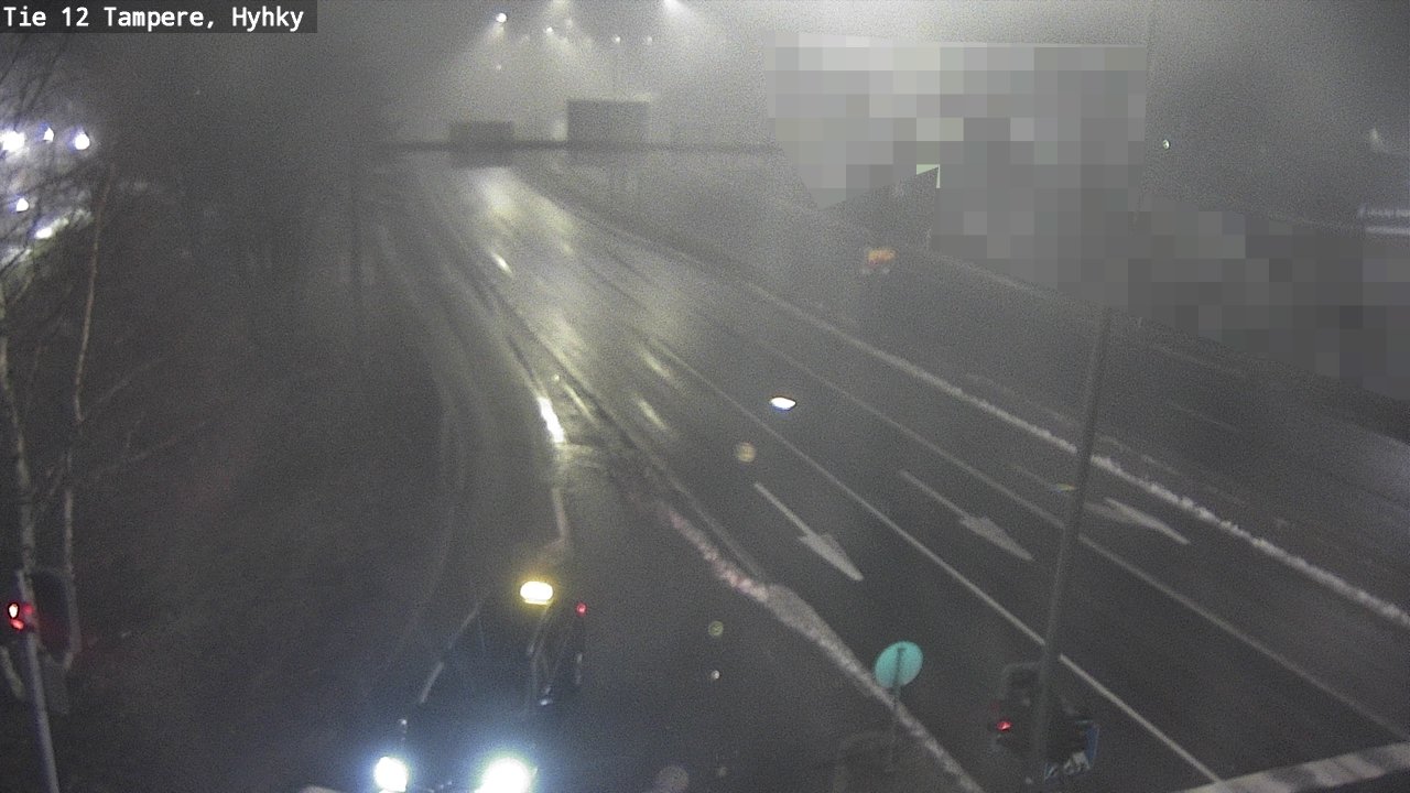 Weather Camera Image Väg 12 Tammerfors, Hyhky, Tampere, Pirkanmaa