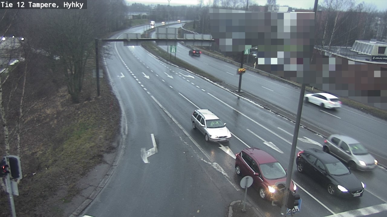 Weather Camera Image Road 12 Tampere, Hyhky, Tampere, Pirkanmaa