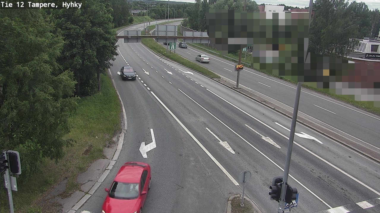 Weather Camera Image Road 12 Tampere, Hyhky, Tampere, Pirkanmaa