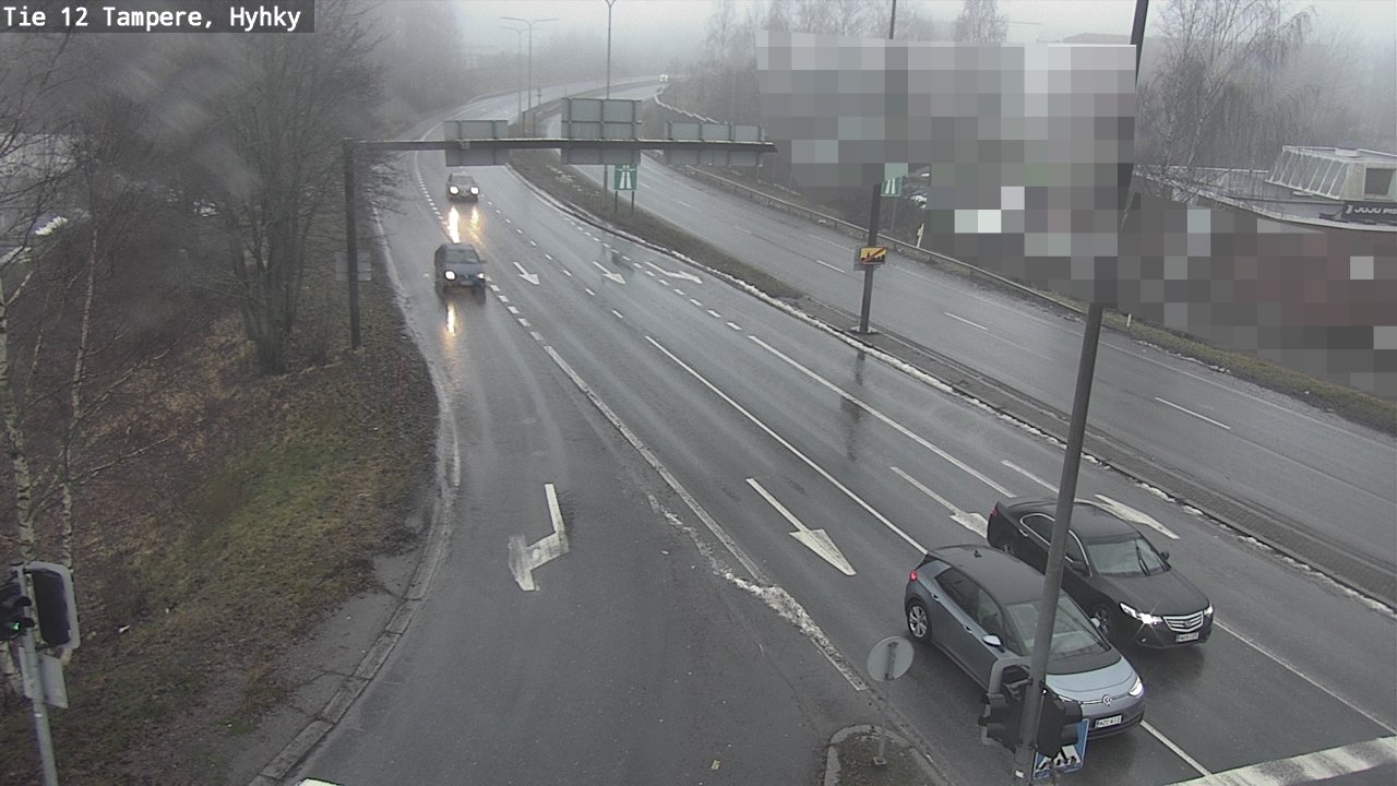 Weather Camera Image Road 12 Tampere, Hyhky, Tampere, Pirkanmaa