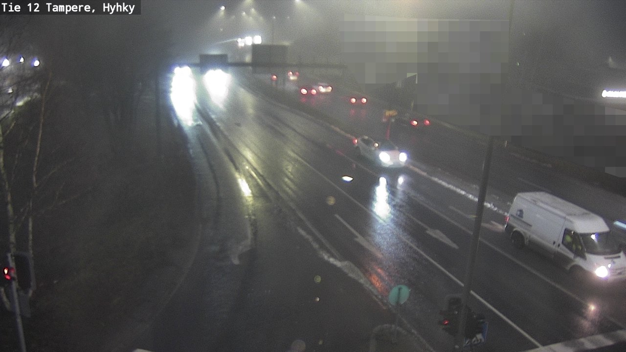 Weather Camera Image Väg 12 Tammerfors, Hyhky, Tampere, Pirkanmaa