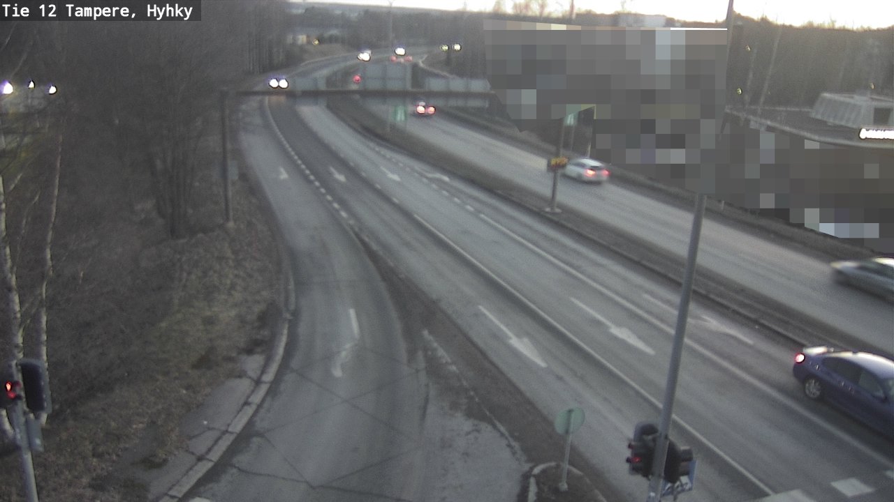 Weather Camera Image Väg 12 Tammerfors, Hyhky, Tampere, Pirkanmaa