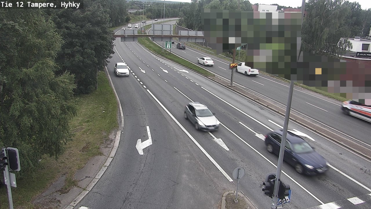 Weather Camera Image Väg 12 Tammerfors, Hyhky, Tampere, Pirkanmaa