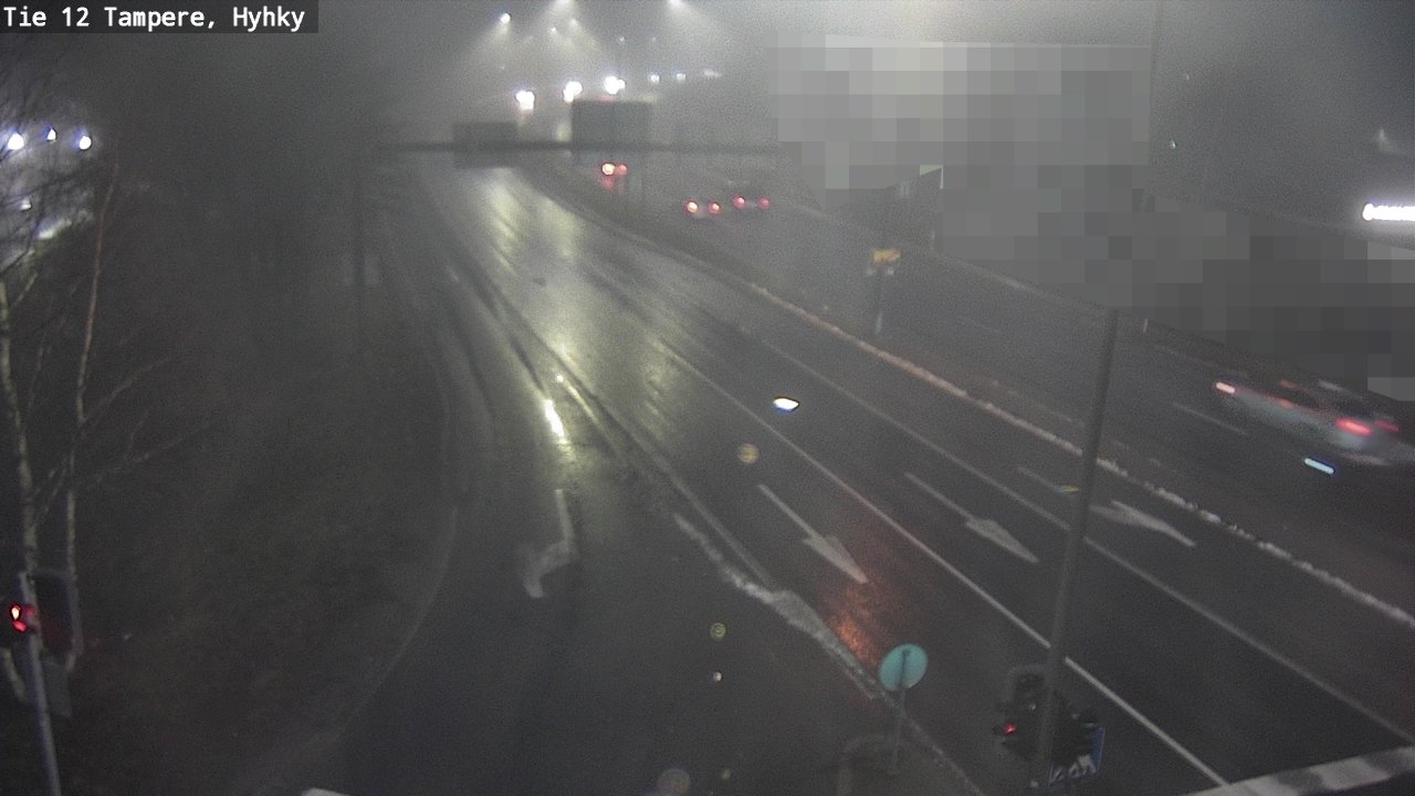 Weather Camera Image Väg 12 Tammerfors, Hyhky, Tampere, Pirkanmaa