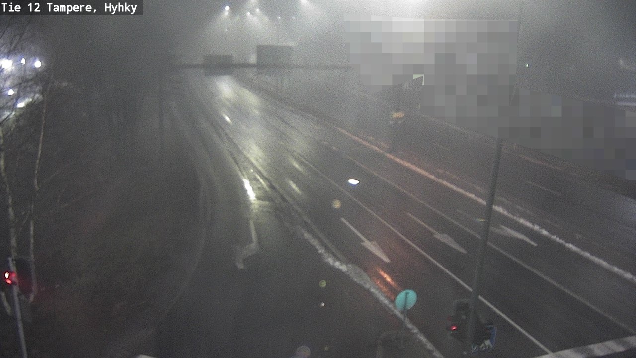 Weather Camera Image Väg 12 Tammerfors, Hyhky, Tampere, Pirkanmaa