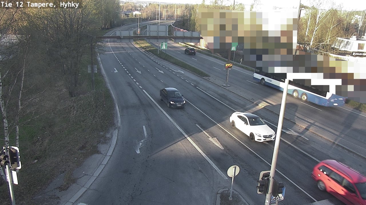 Weather Camera Image Road 12 Tampere, Hyhky, Tampere, Pirkanmaa