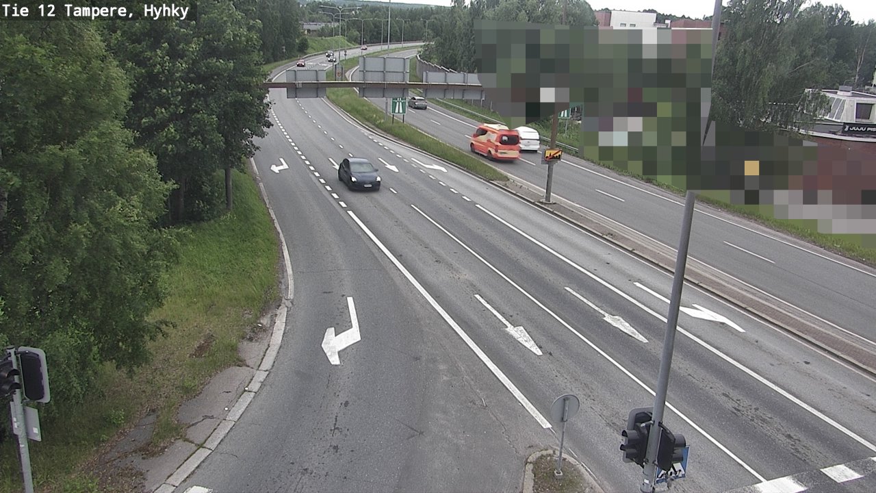 Weather Camera Image Road 12 Tampere, Hyhky, Tampere, Pirkanmaa