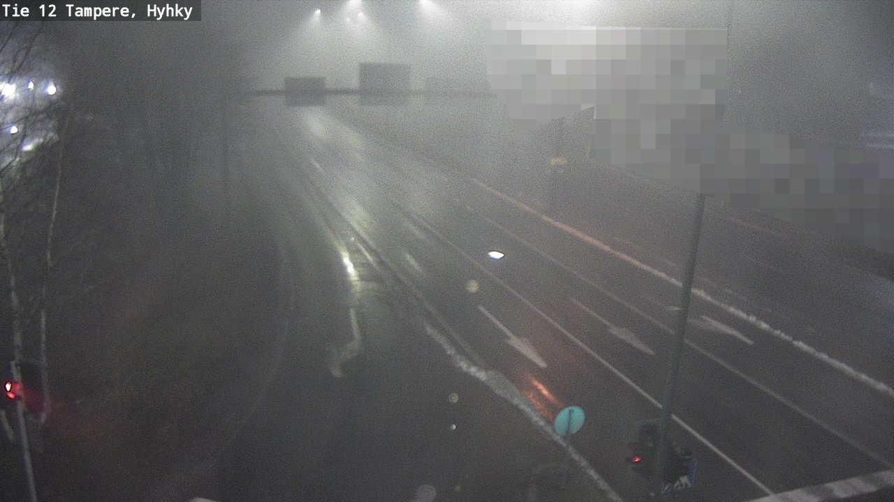 Weather Camera Image Väg 12 Tammerfors, Hyhky, Tampere, Pirkanmaa