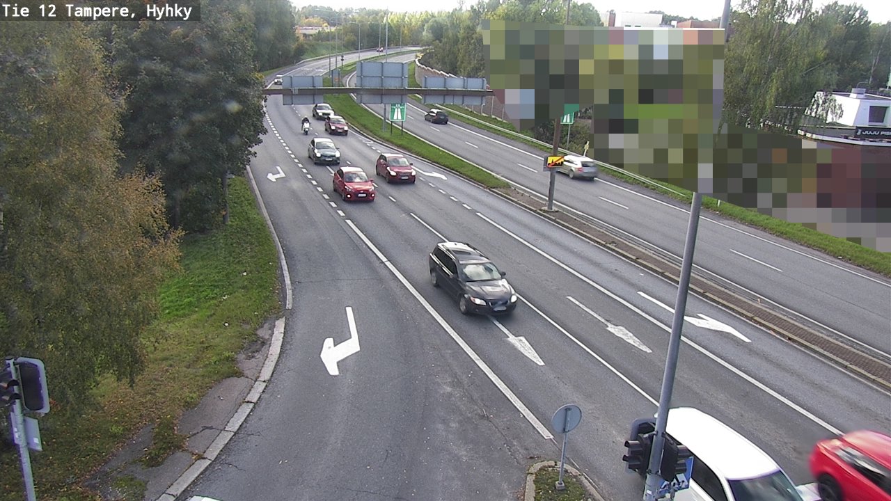 Weather Camera Image Road 12 Tampere, Hyhky, Tampere, Pirkanmaa