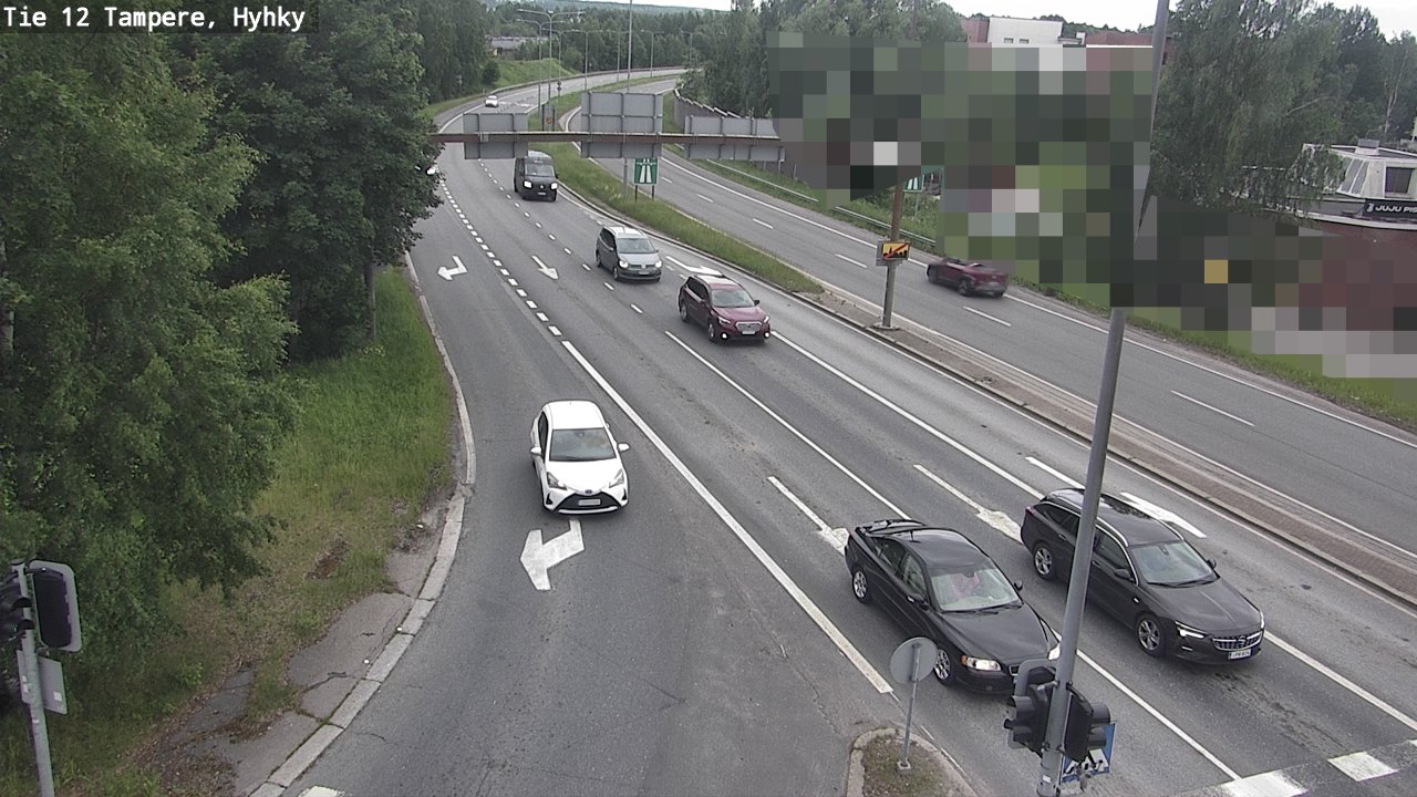 Weather Camera Image Road 12 Tampere, Hyhky, Tampere, Pirkanmaa