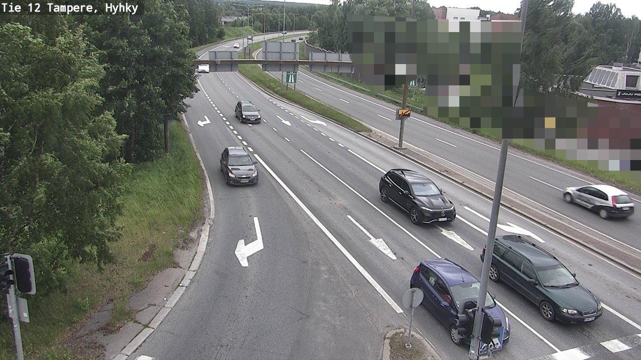 Weather Camera Image Road 12 Tampere, Hyhky, Tampere, Pirkanmaa