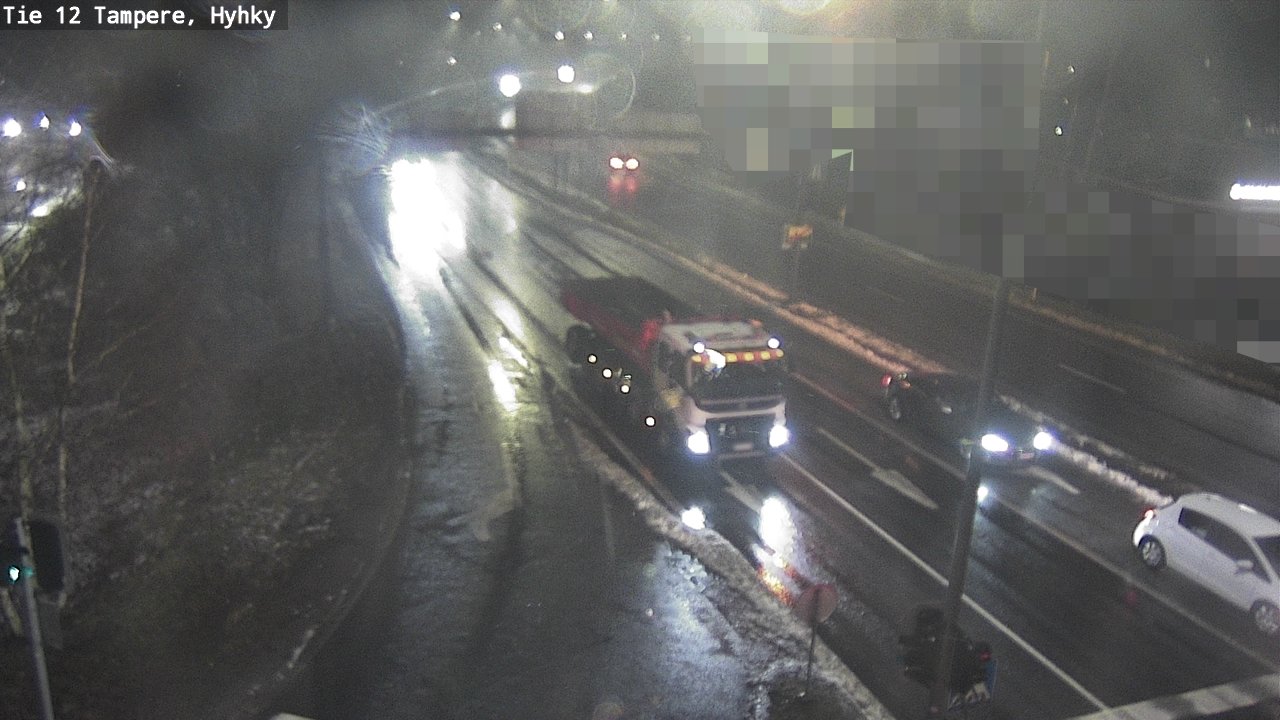 Weather Camera Image Väg 12 Tammerfors, Hyhky, Tampere, Pirkanmaa