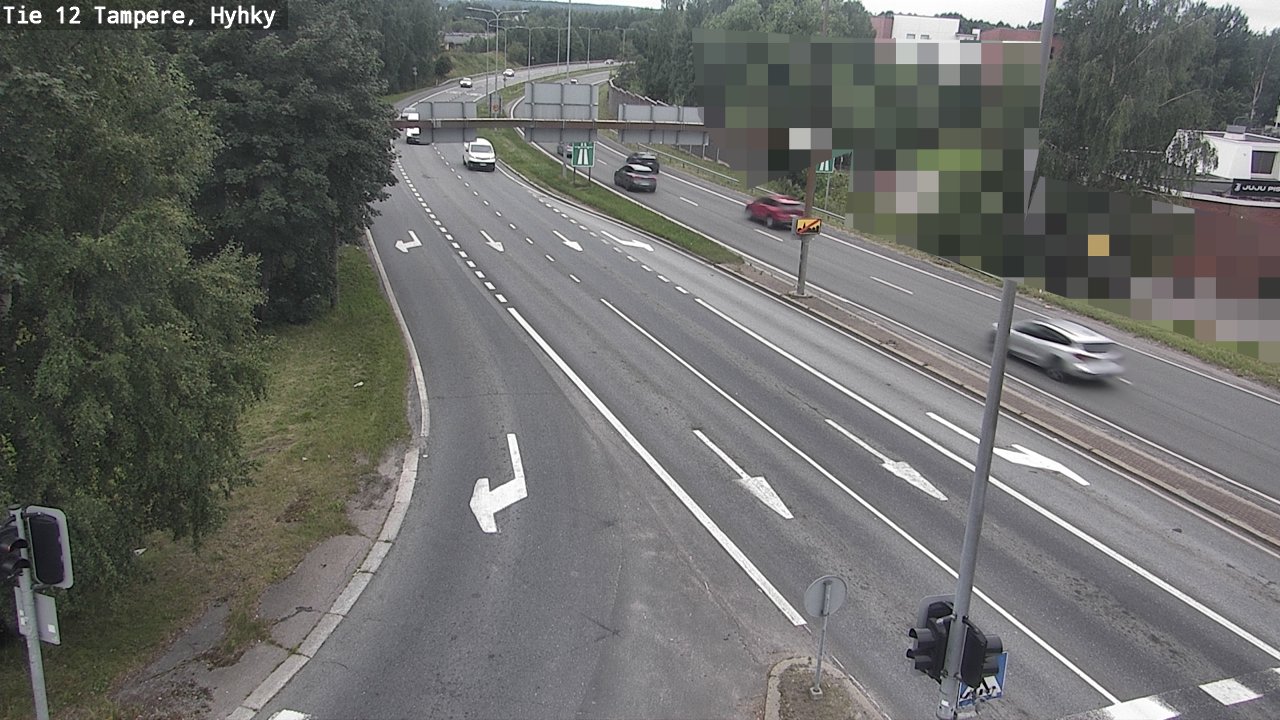 Weather Camera Image Väg 12 Tammerfors, Hyhky, Tampere, Pirkanmaa