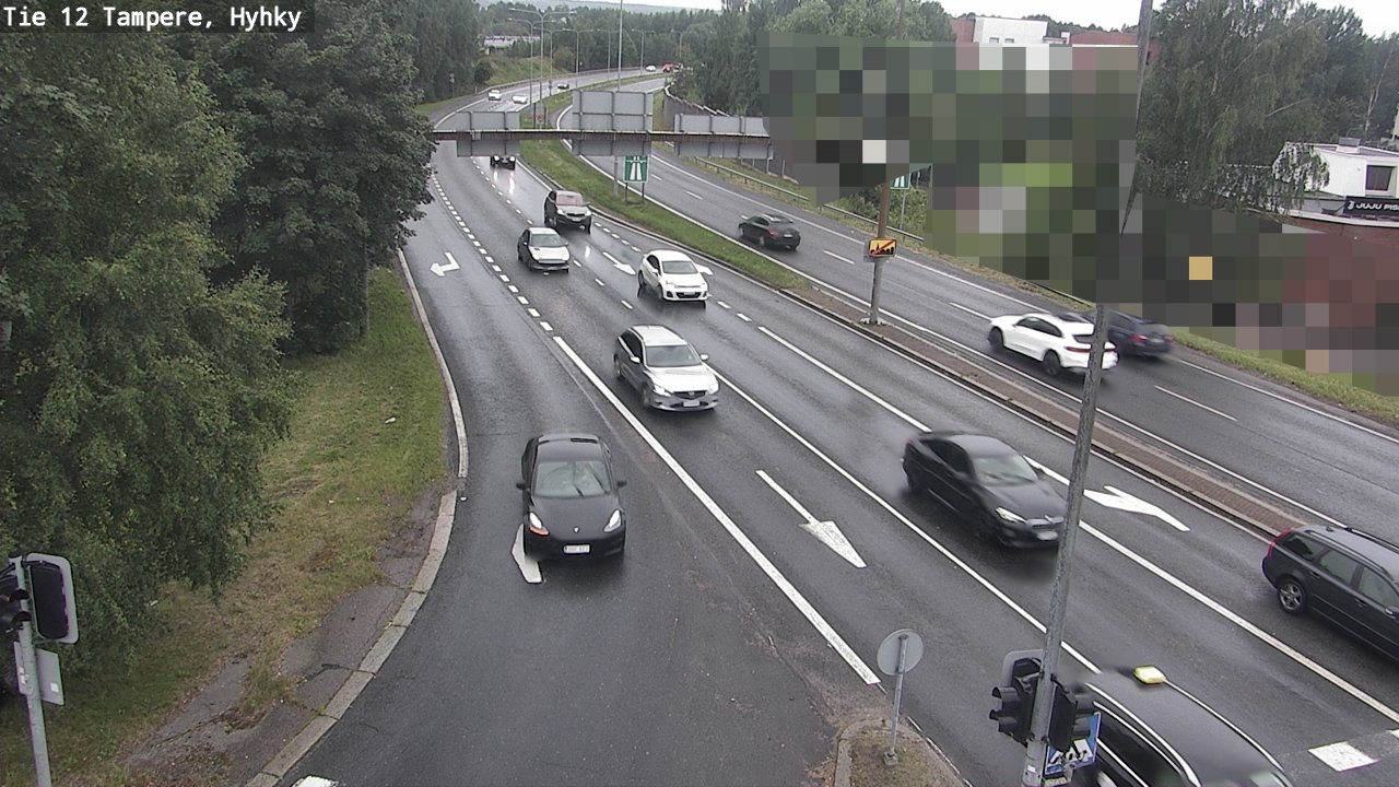 Weather Camera Image Väg 12 Tammerfors, Hyhky, Tampere, Pirkanmaa