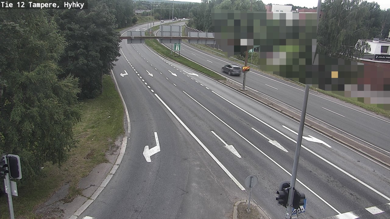 Weather Camera Image Väg 12 Tammerfors, Hyhky, Tampere, Pirkanmaa