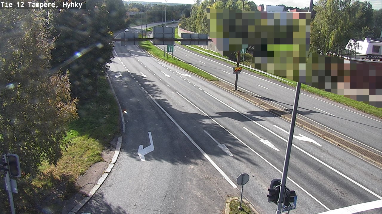 Weather Camera Image Road 12 Tampere, Hyhky, Tampere, Pirkanmaa