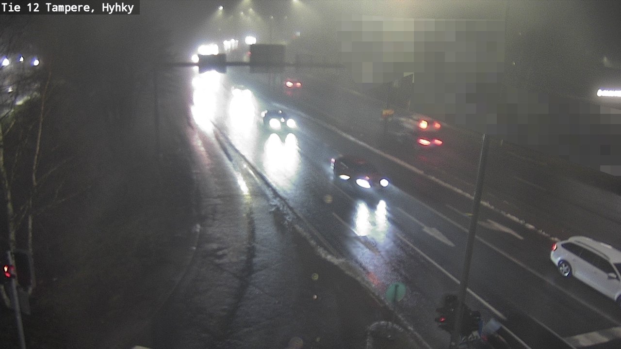 Weather Camera Image Väg 12 Tammerfors, Hyhky, Tampere, Pirkanmaa