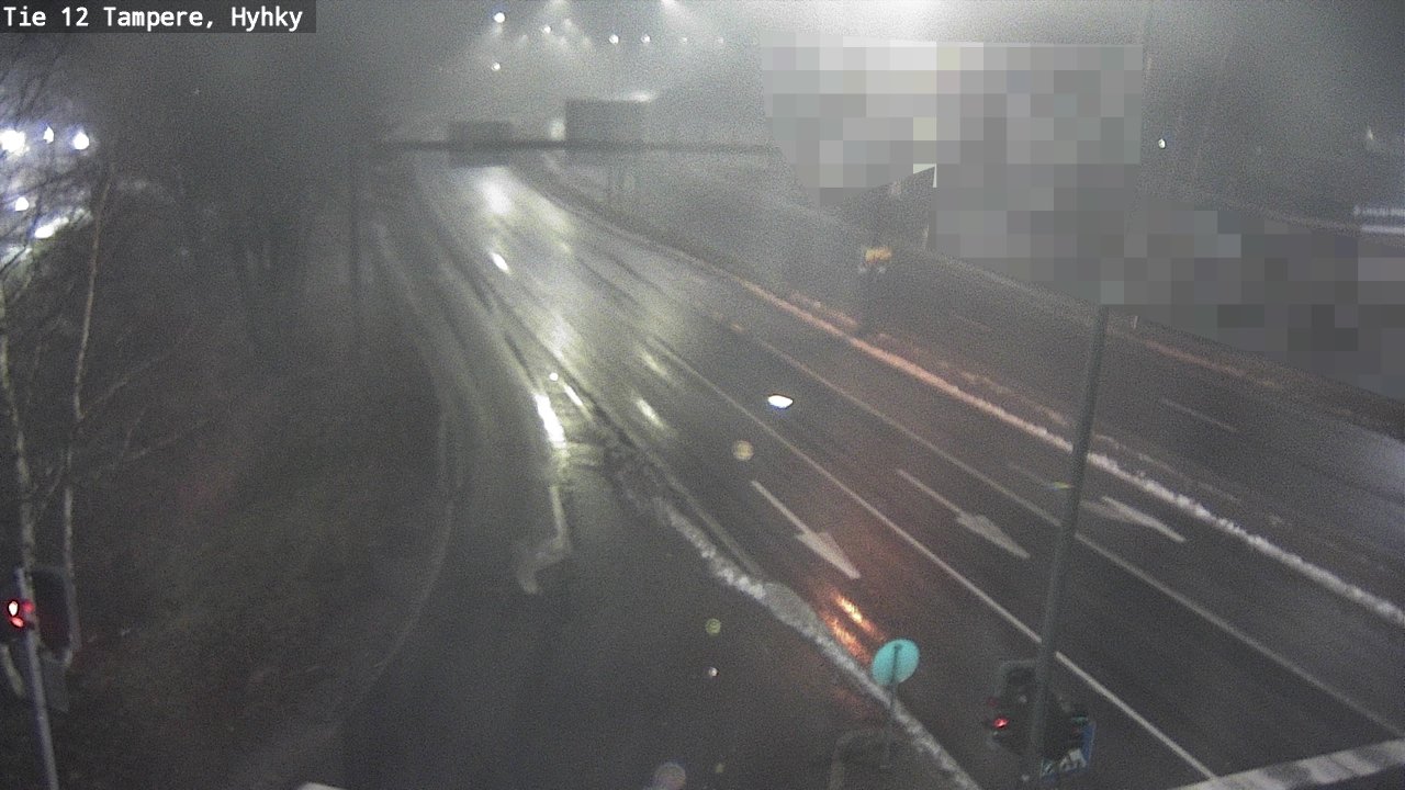 Weather Camera Image Väg 12 Tammerfors, Hyhky, Tampere, Pirkanmaa