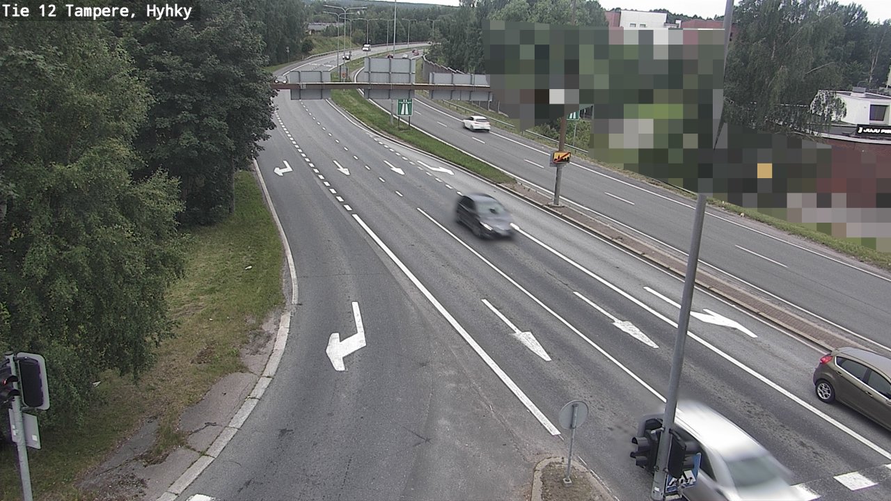 Weather Camera Image Väg 12 Tammerfors, Hyhky, Tampere, Pirkanmaa