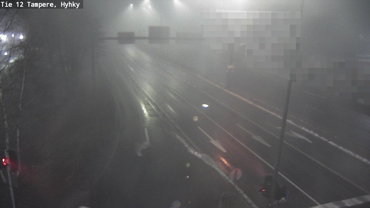Weather Camera Image Väg 12 Tammerfors, Hyhky, Tampere, Pirkanmaa