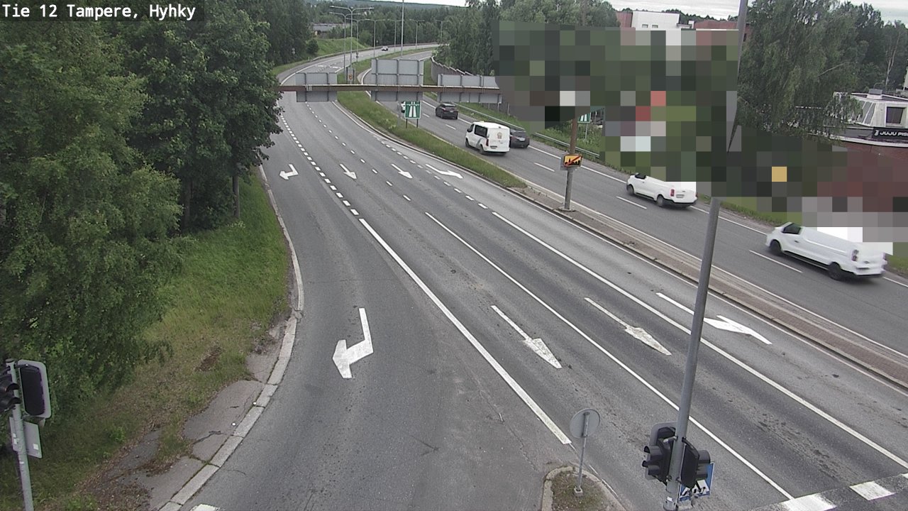 Weather Camera Image Road 12 Tampere, Hyhky, Tampere, Pirkanmaa