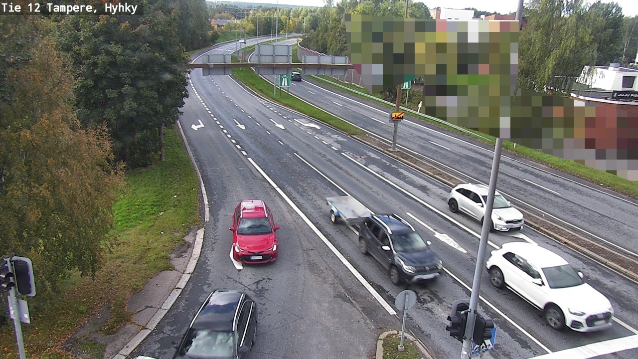 Weather Camera Image Road 12 Tampere, Hyhky, Tampere, Pirkanmaa