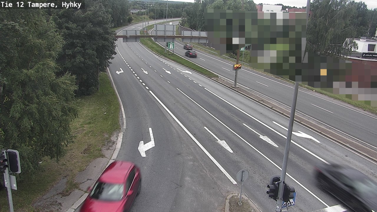 Weather Camera Image Väg 12 Tammerfors, Hyhky, Tampere, Pirkanmaa