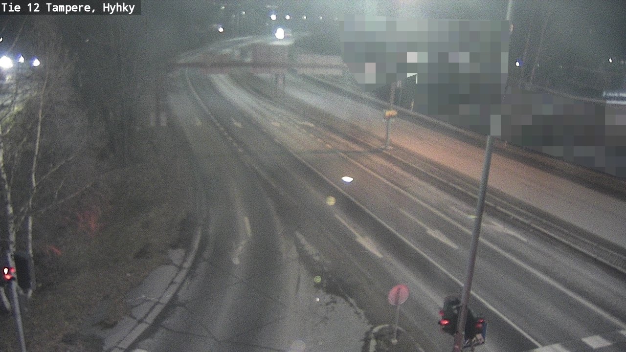 Weather Camera Image Road 12 Tampere, Hyhky, Tampere, Pirkanmaa