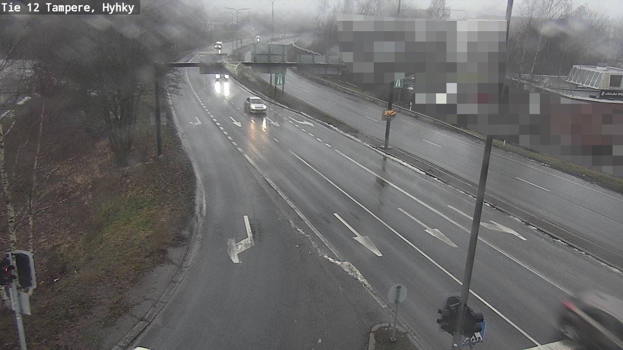 Weather Camera Image Road 12 Tampere, Hyhky, Tampere, Pirkanmaa