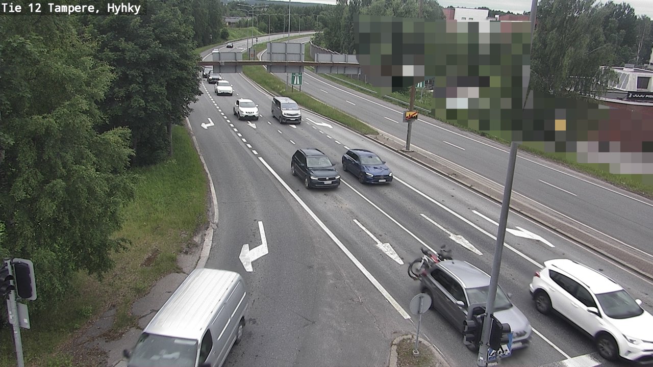 Weather Camera Image Road 12 Tampere, Hyhky, Tampere, Pirkanmaa